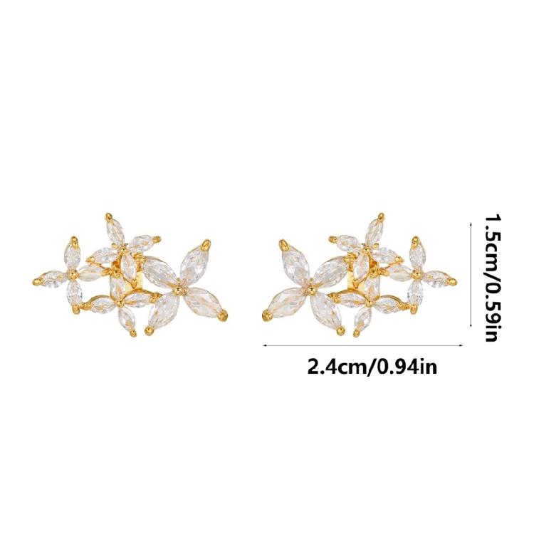 Elegant Flower Shaped Headphone Buckles Clip On Attachment For FreeClip 1 2 Zircons Embellishment