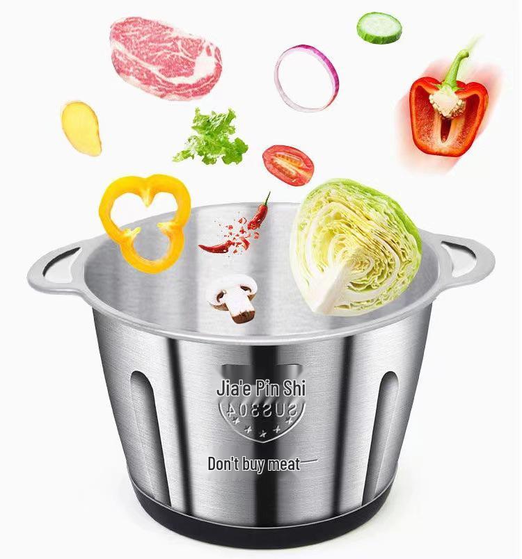Stainless Steel Multifunctional Blender & Meat Grinder with Large Capacity