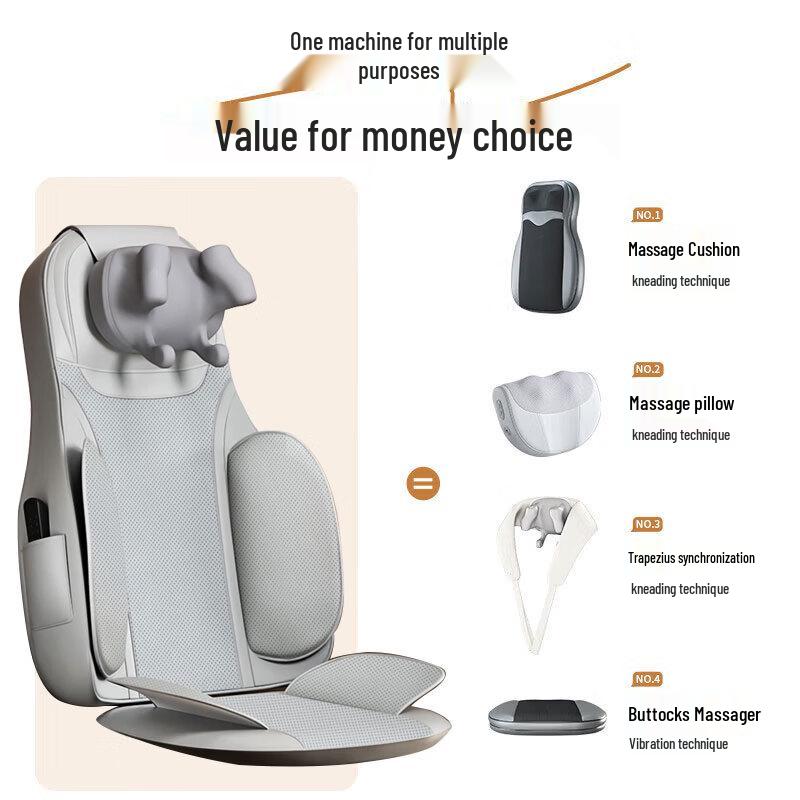 AUX Full Body Kneading Massage Cushion AQA-12D-4628 CN plug (adapter included)