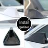 Shark Fin Radio Antenna: Roof Decoration & Signal Booster, No-Drill Installation