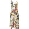VEROMODA Women's V-Neck Printed Resort Spaghetti Strap Maxi Dress
