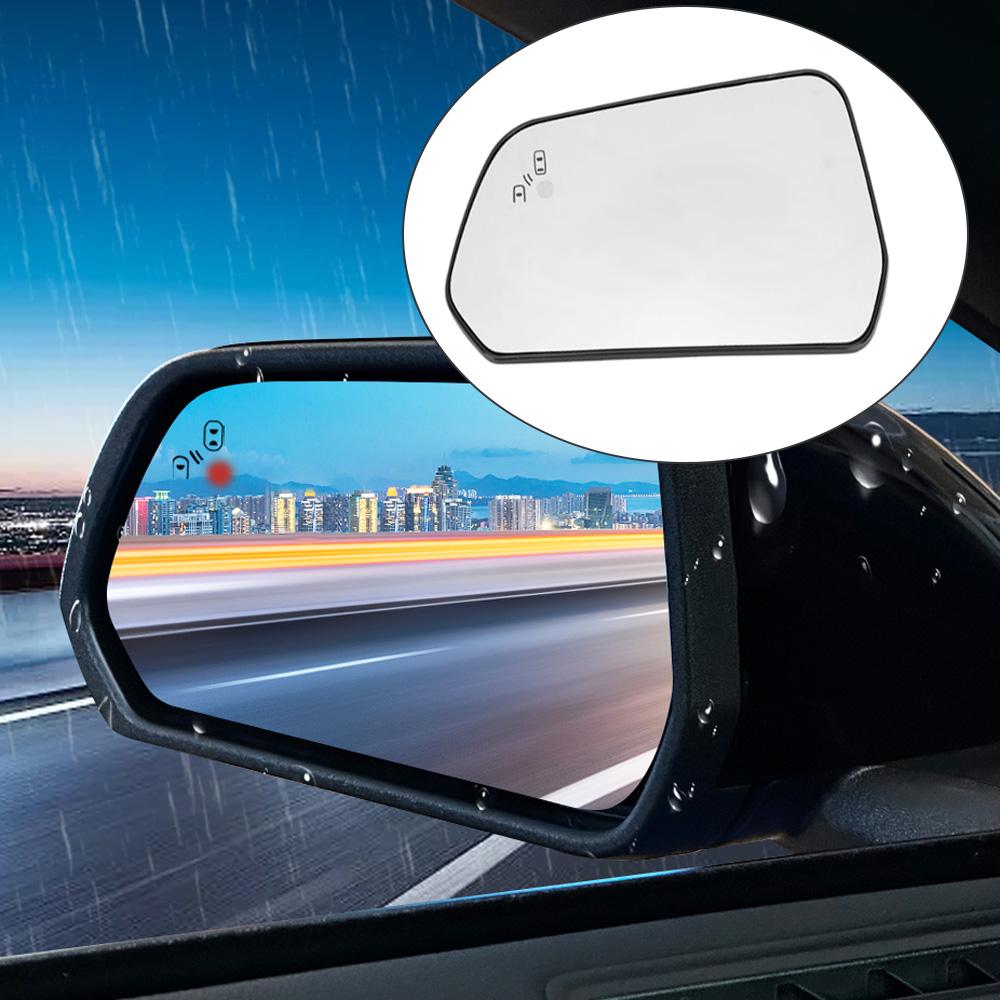 Side Heated Wing Mirror Glass Rearview Mirror Lens with Blindspot for Ford Mustang 2015 2016 2017 2018 -  Version