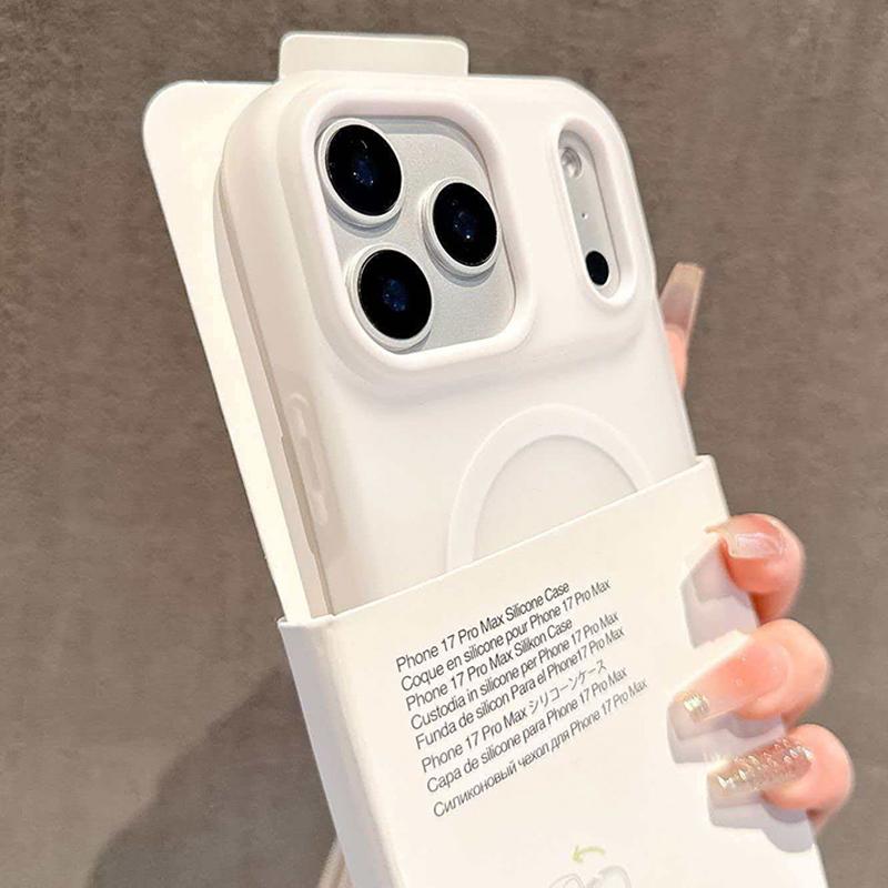 

Luxury Candy Color 2 IN 1 Magnetic Case For iPhone 17 Air 16 15 14 13 12 11 Pro Max Plus For Magsafe Wireless Charge Matte Cover iPhone17 белый