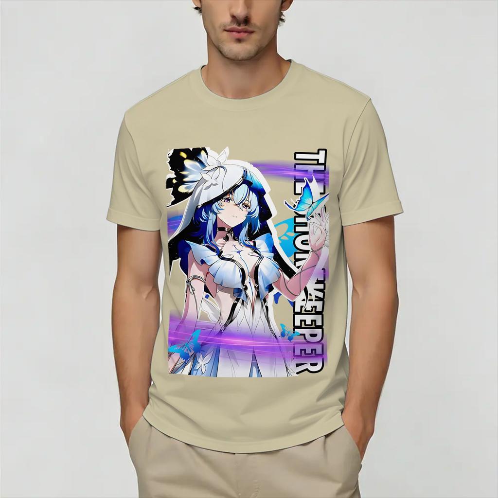 Wuthering Waves TShirts Unisex Amazing Pure Cotton Tees O Neck Short Sleeve T Shirts 4XL 5XL Clothes
