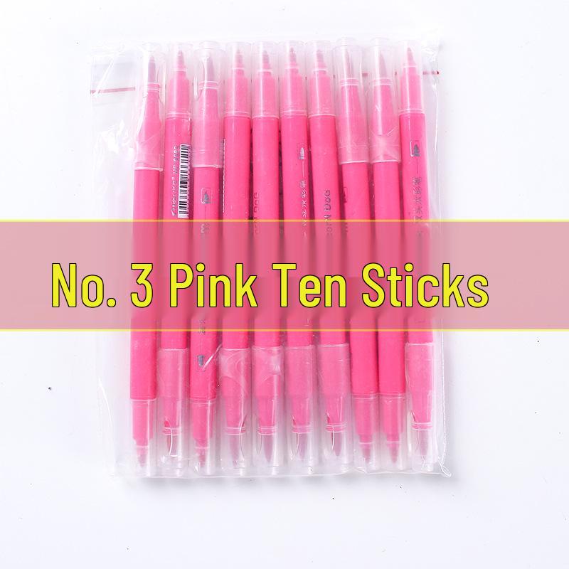 36-Color Double-Ended Soft Tip Washable Watercolor Pens for Primary Students