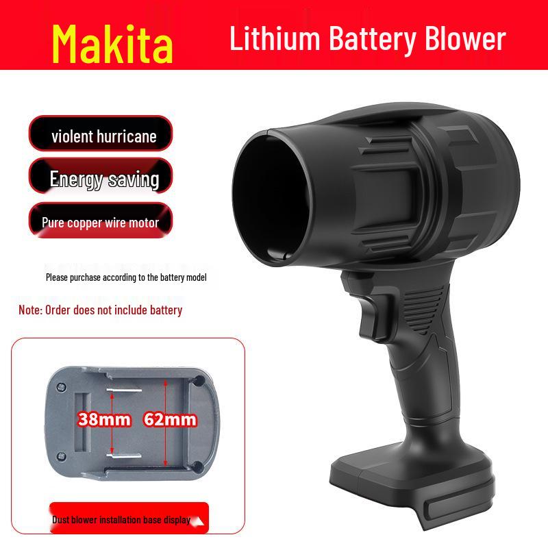 Powerful Lithium Battery Blower Fan Adapter for Dust Removal