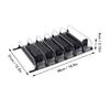 Automatic Drink Pusher Glide Width Adjustable Simple Operation Labor Space Saving Black Self Pushing Can Organizer For Fridge