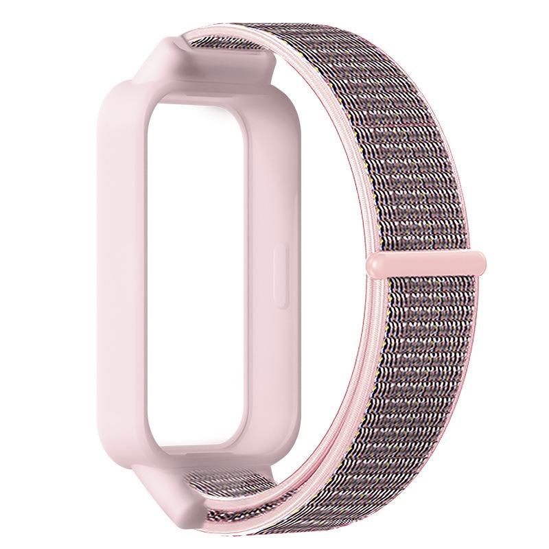 Nylonový řemínek s poutkem pro Redmi Band 3 Prodyšný náramek na zápěstí pro Xiaomi Mi Band 9 Active/Redmi Band 3 Sportovní řemínek Correa