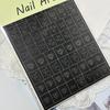 Hollow Love Heart & Butterfly Nail Art Stickers with Adhesive Backing