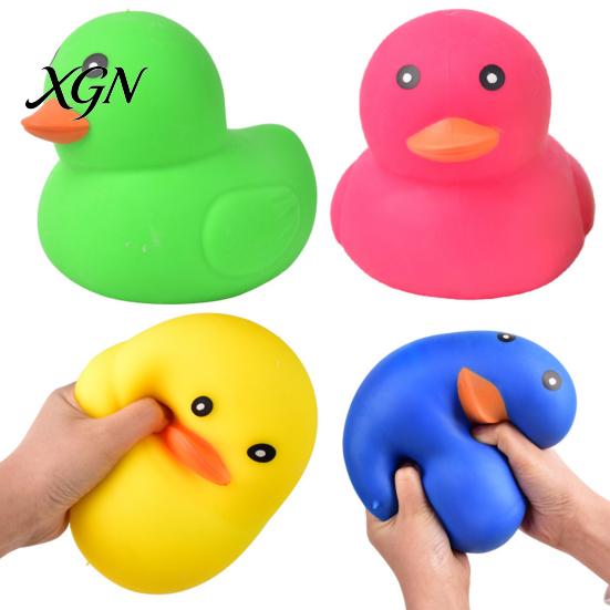 Angstlinderndes Spielzeug Große Ente Stressabbau Langsam aufsteigender Weicher TPR Knetball für Erwachsene Kinder Sensorische Figur
