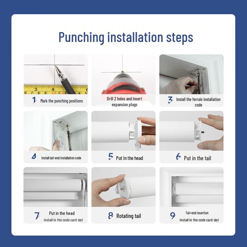JINGRUIXIANG Full Blackout Waterproof Office Roller Blind