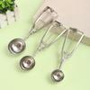 Ice Cream Stainless Steel Cookie Scoop with Trigger Stainless Steel Cookie Scoop for Baking Fruit Cookie Dough Cupcake