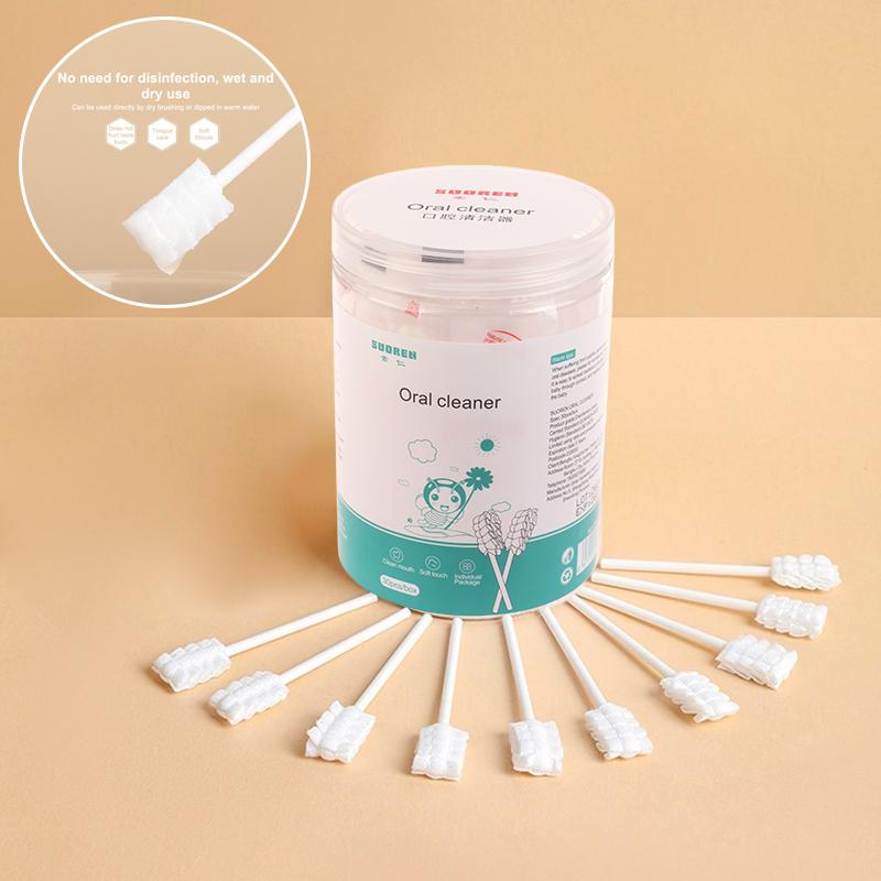 30 Adet/Kutu Bebek Dil Temizleyici Tek Kullanımlık Gazlı Bez Diş Fırçası Kağıt Çubuk Ağız Temizleyici Fırça Yenidoğan Ağız Bakımı Çubuk Diş Bakımı