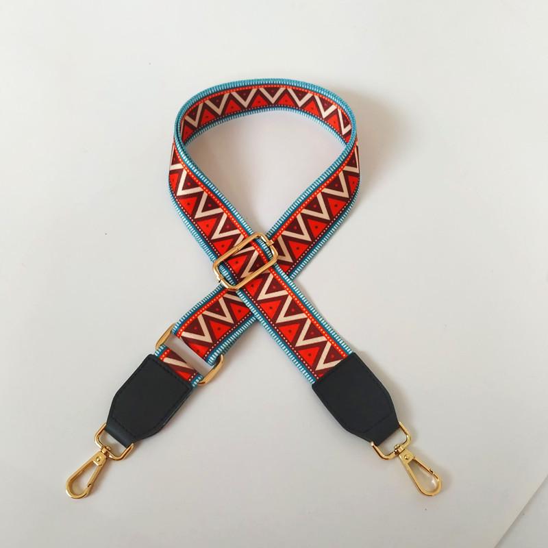 Adjustable Ethnic Style Wide Shoulder Strap for Crossbody Bags