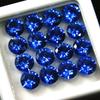 16 PCS Natural Sapphire Gemstone CERTIFIED 5 MM Ceylon Blue Round Cut Lot new23 008 003 002