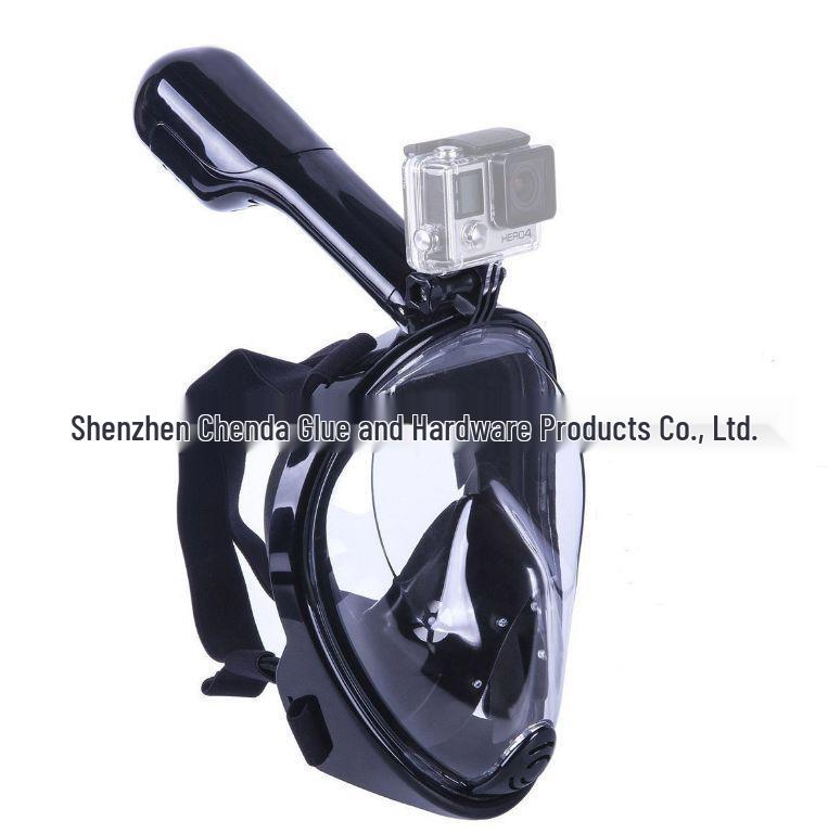 New Adult Full Face Diving Mask with GoPro Mount, Silicone, Full Dry Snorkeling