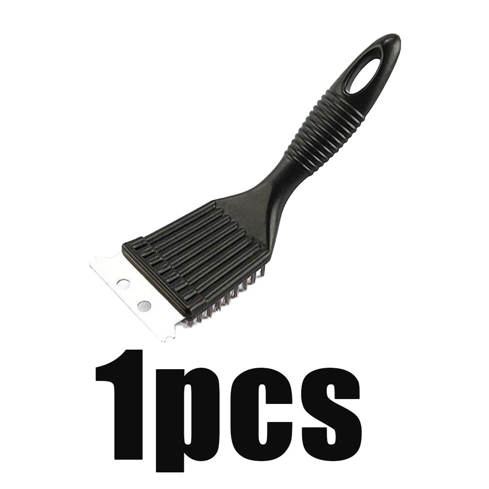 1/2/3 Stück Grillbürste Stahldrahtborsten BBQ Reinigungsbürsten 2-in-1 Antihaft Outdoor Zuhause BBQ Zubehör Werkzeuge
