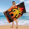 Beach Towel Flame Spirit Totem Quick Dry Bath Towels Lightweight Sand Free Pool Bath Shower Towels Oversized Beach Blanket for