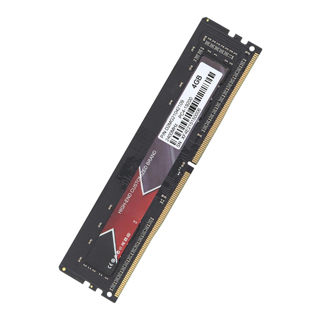 DDR4 RAM Slim Aluminium Hohe Leistung PCB DDR4‑2400MHz PC4‑19200 Desktop-Speicher4GB
