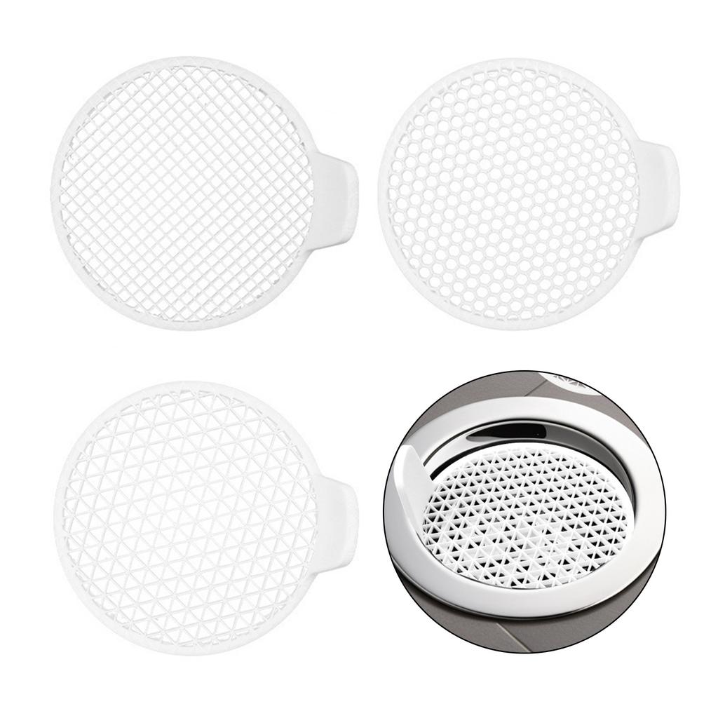 Modern Style 4 Pack Shower Drain Hair Catcher Bathroom Sink Filter NonSlip Design ABS