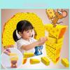 Mouse Cheese Stack Tower Stacking Toy For Kids With Visual And Handeye Coordination Development