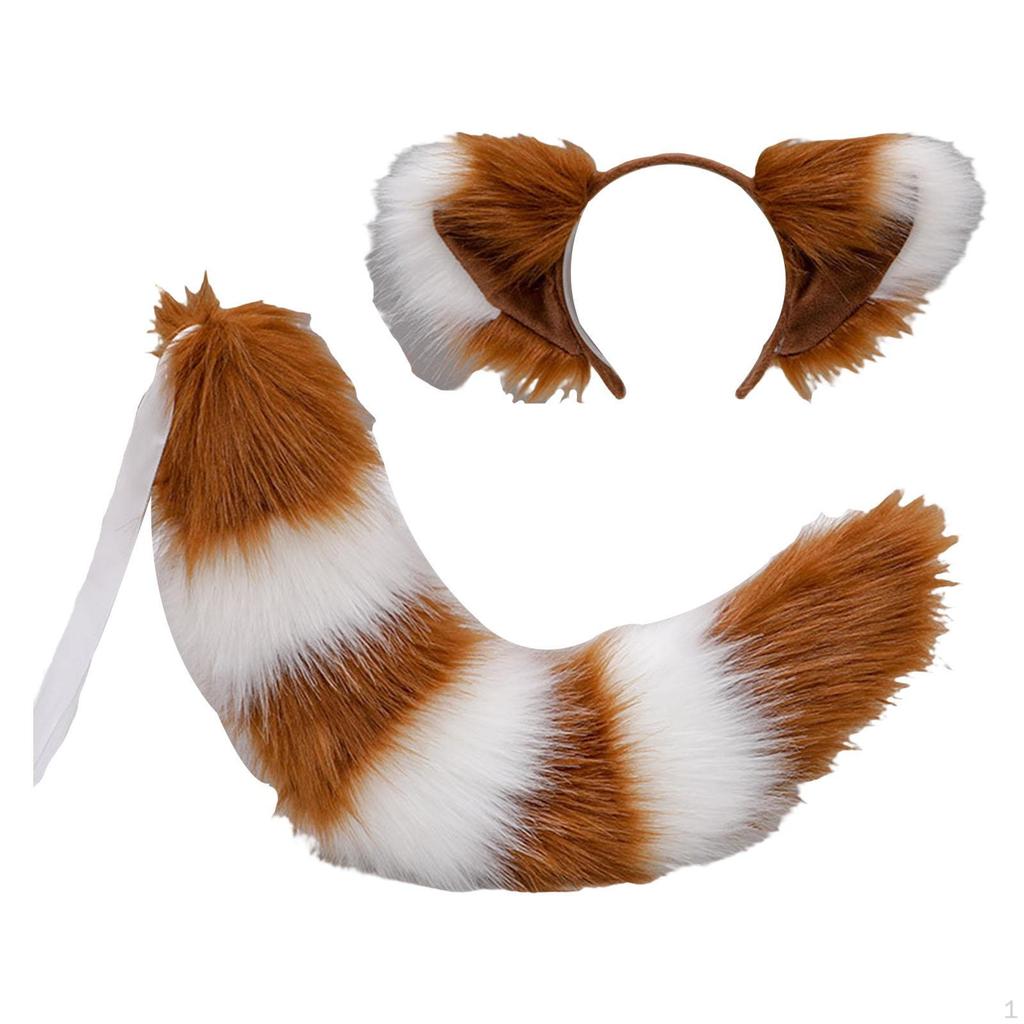 Animal Ears and Tail Set for Kids Adults