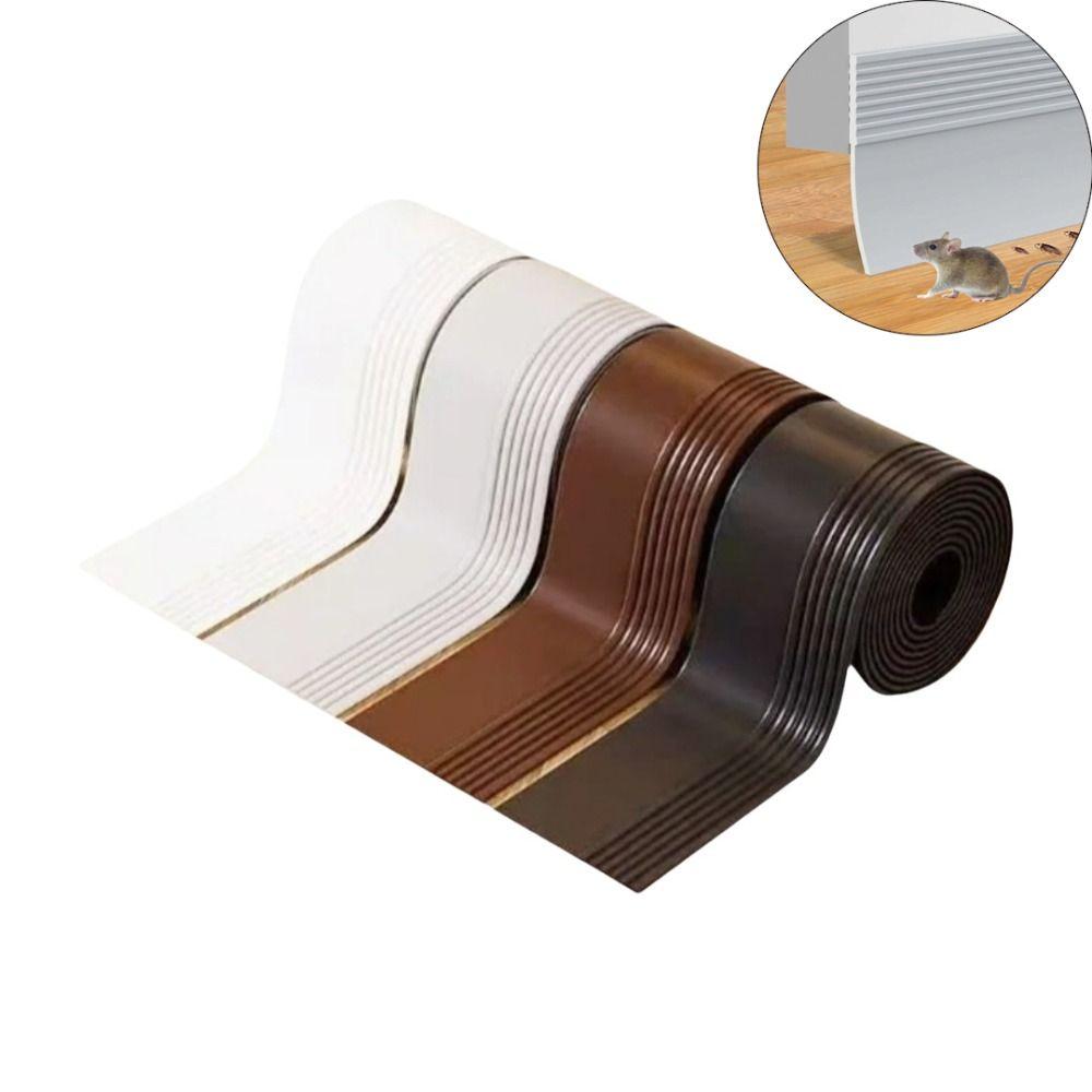 Soundproof Door Bottom Sealing Strip Insect Prevention Self-adhesive Draught Excluder Home 100cm Weather Stripping Dorm