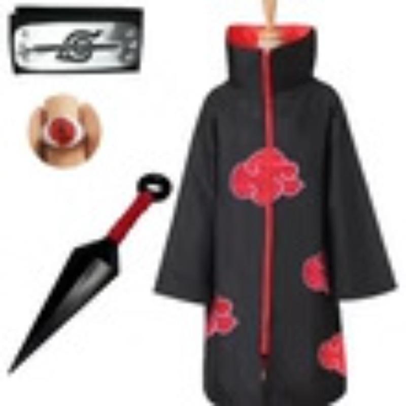 Cloak Clothing Ninja Uchiba Itachi Sasuke Clothing Fourth Generation Wave Wind Watergate Red Cloud Cloak