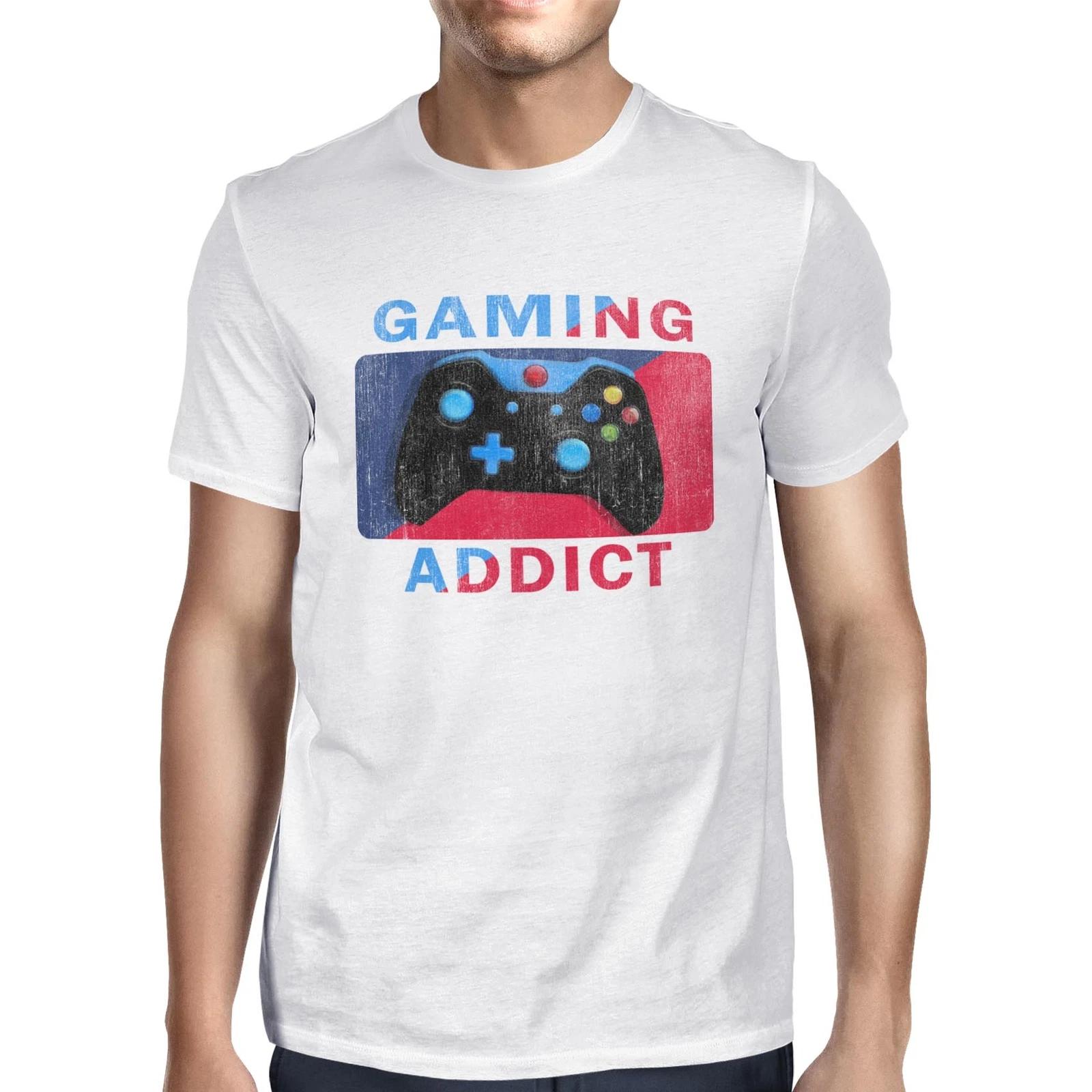 1Tee Mens Gaming Addict T-Shirt S