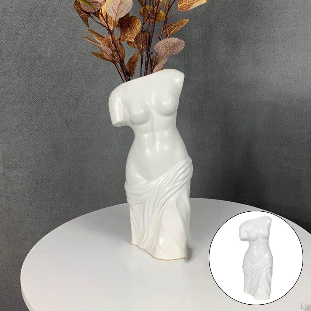 Art Human Body Vase Ceramic Flower Pot Er