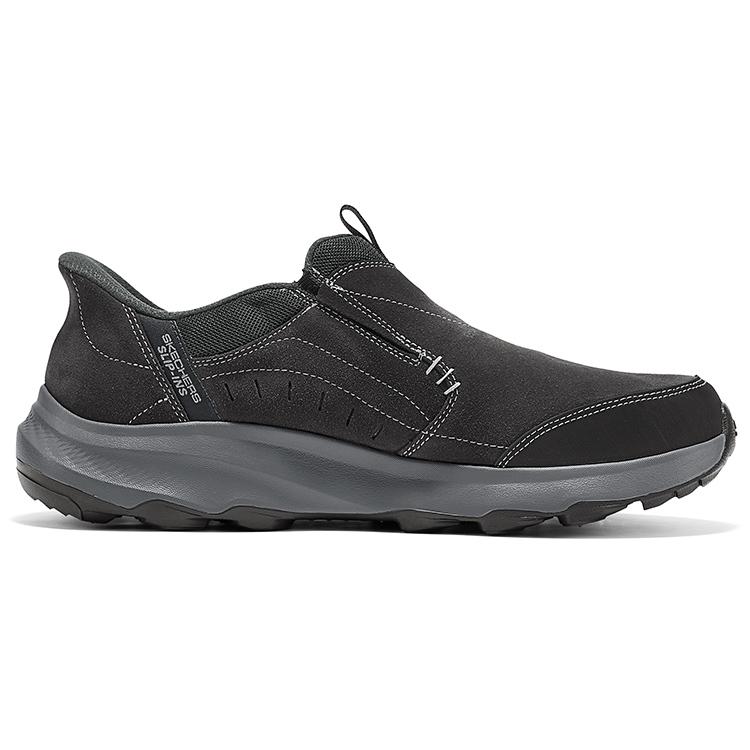 Skechers Outdoor Mens Versatile Fashion Comfortable Trendy Low-Top Outdoor Functional Shoes Men shoes Olive-Green 237786-STOL
