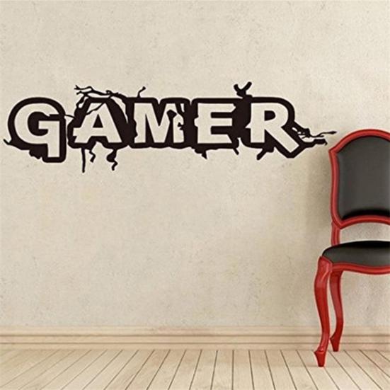 

Спальня геймер письмо съемный гостиная фон стикер стены домашний декор