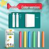 48-Color Dustless Chalk Set with Holder - Safe, Erasable, Water-Soluble for Kids' Home Learning