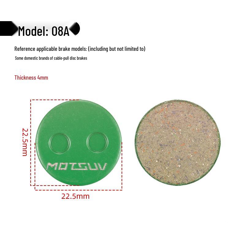 Hydraulic Disc Brake Ceramic Pads for Mountain Bikes