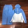 2026 Womens Tracksuit Set Hooded Jacket Sweatpants Casual Sportswear