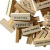 48 Buc. Blocuri de Lemn de Construcție Joc de Stivuire pentru Copii Băieți Fete Blocuri de Construcție Provocatoare Joc de Stivuire Echilibrare Joc de Societate Distractiv pentru Seara în Familie