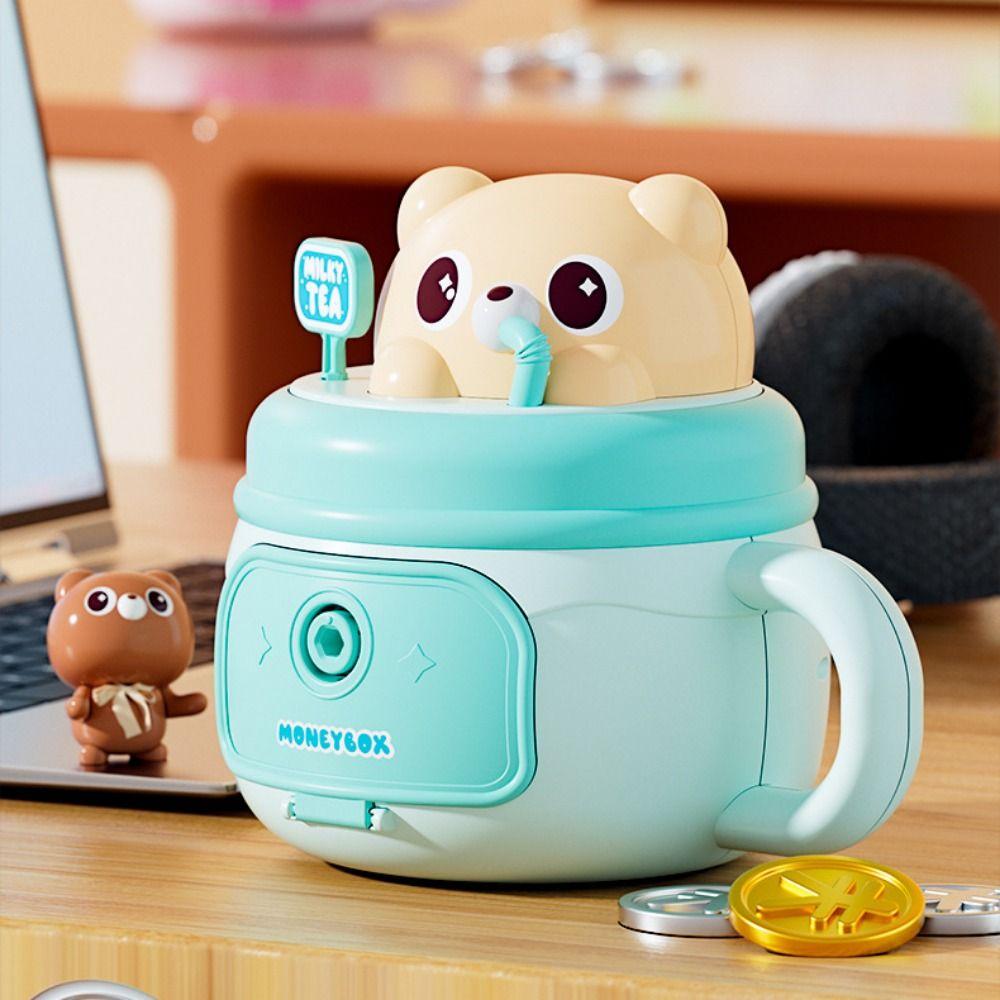 Animal Design Money Organizer Jar Simulated Money Storage Pot  Home Decor