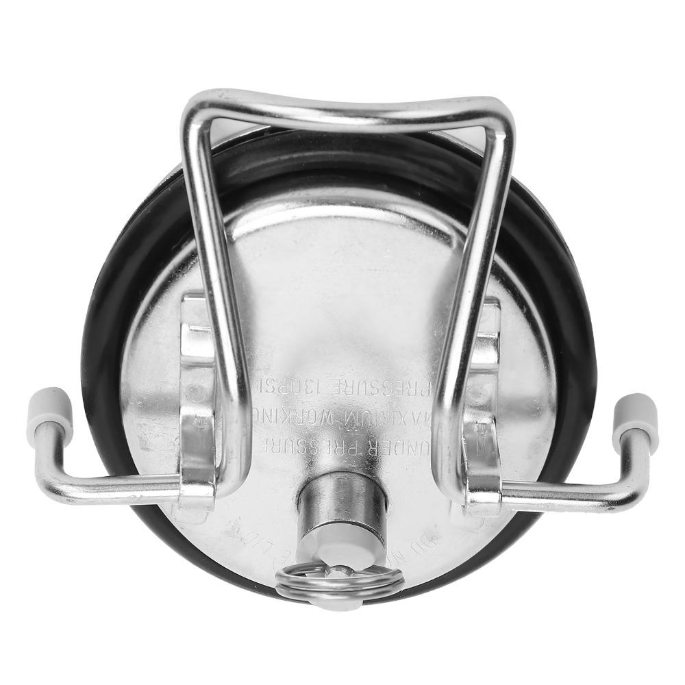 With O-Ring Carbonation Keg Lid Pressure Relief Valve Soda Beer Keg Lid Soda Keg