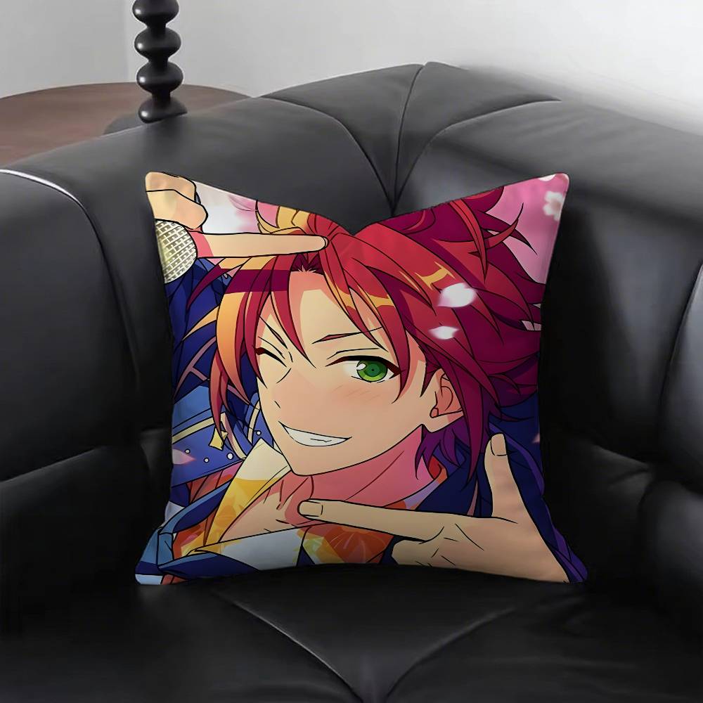 1pc Mao Isara Pillow Case Fashion Square Pillowcase Bedroom Sofa Room Ins Decoration Leisure