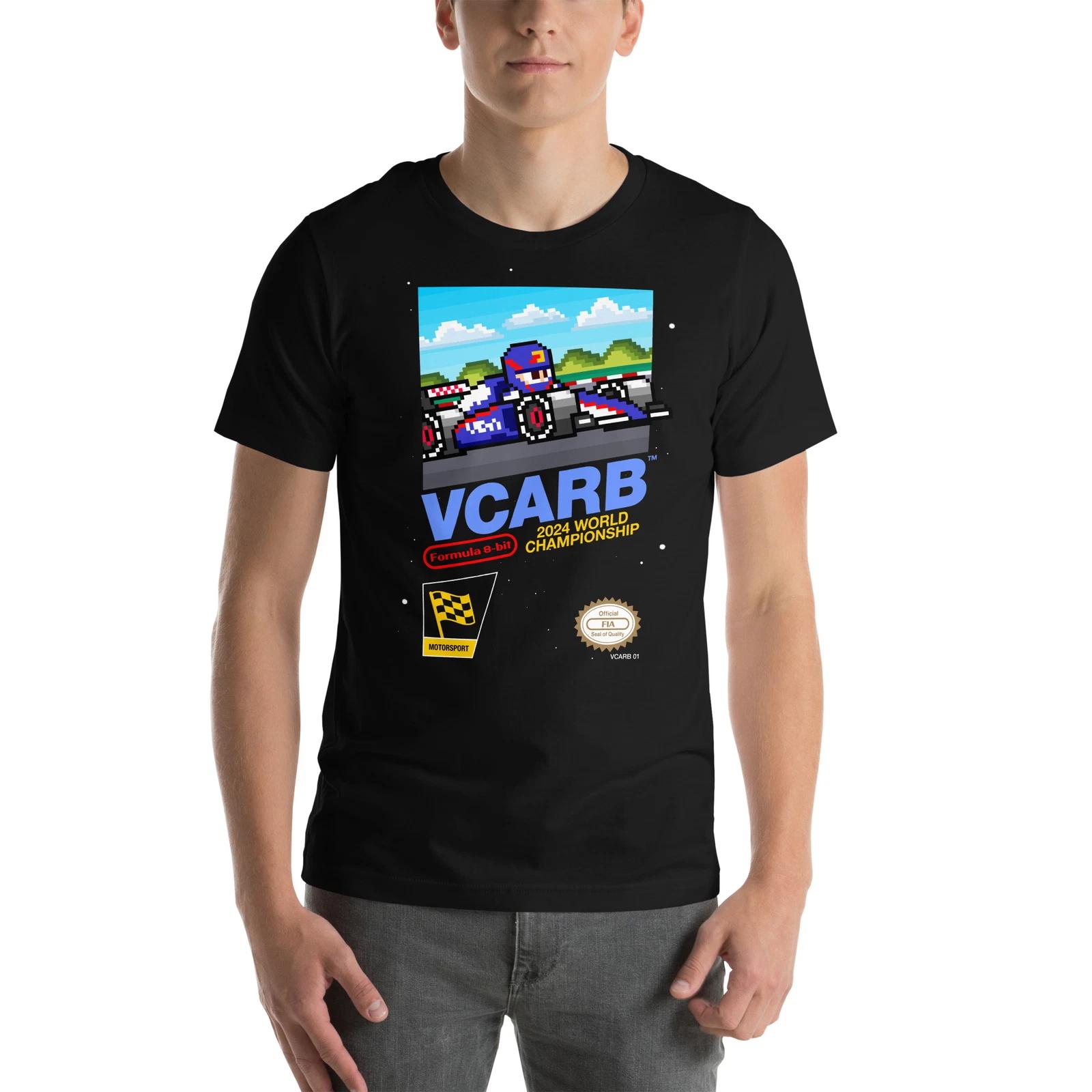 Visa Cash App RB Vcarb Риккардо Цунода 2024 Формула 1 F1 Nintendo 8-битная Футболка S