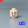 Custom Build Bricks Printed Head Face Expression 4cm Action Figure Body Part DIY Educational Toy Creating Bricks Toysets Ideal For Youngsters Gift