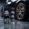 Tire Shine Spray 120ml Exterior Tire Dressing for Vehicle Rubber Protection and Shine Enhancer with Easy Spray Trigger Bottle