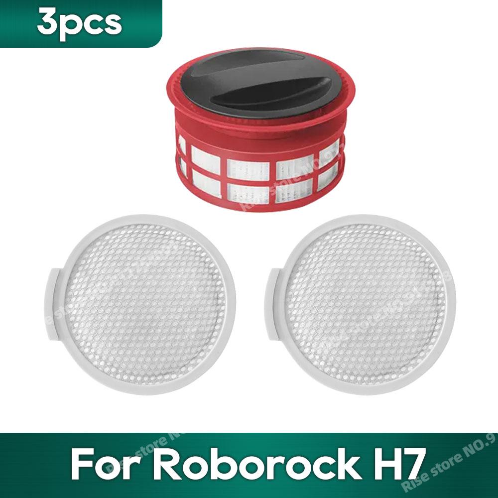 Spare Part For Xiaomi Roborock H7 Handheld Vacuum Cleaner Front Cotton Filter and Rear Hepa Filter Replenished Accessory