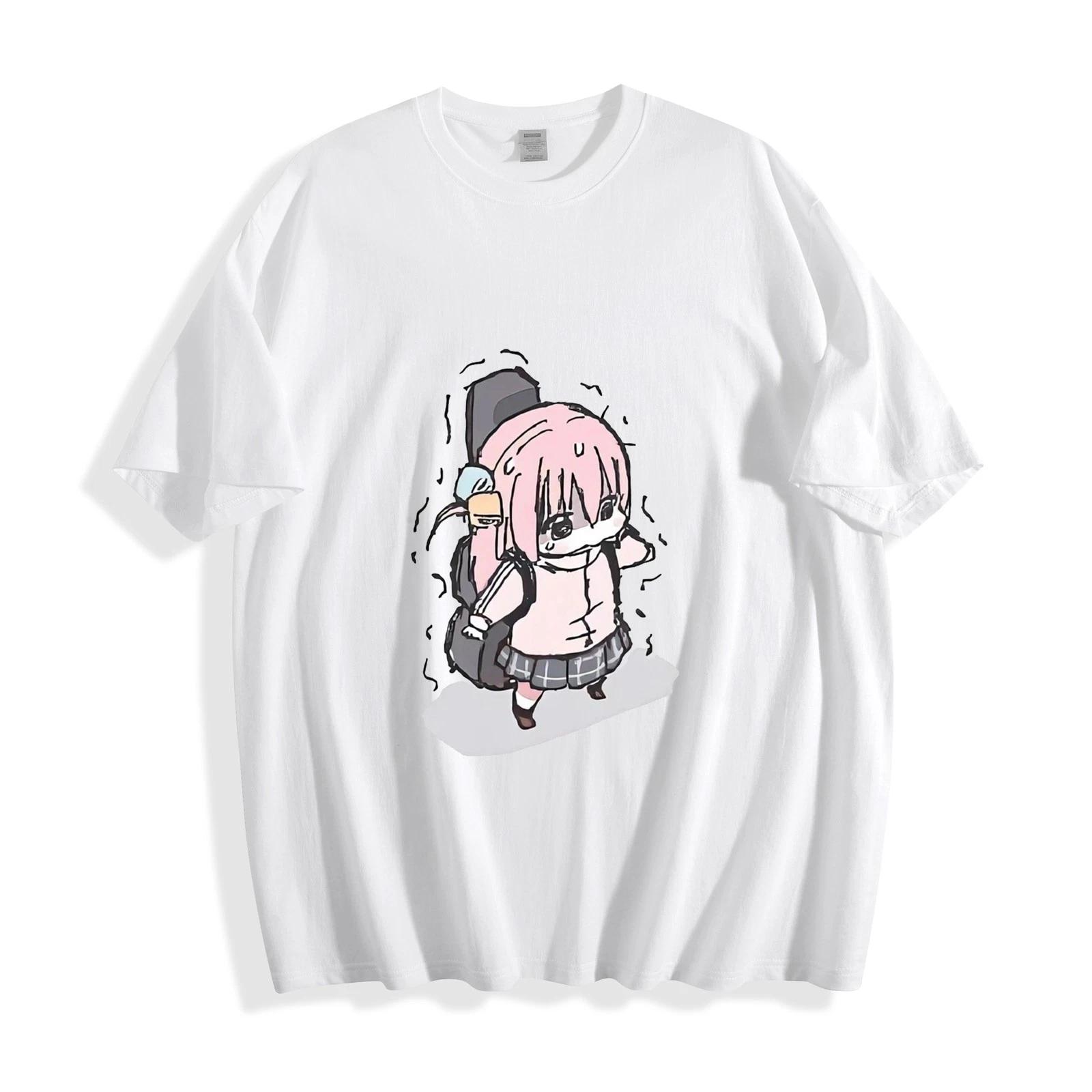 Bocchi the Rock! Hitori Gotoh Anxious Backpack Chibi T-Shirt XL