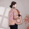 Mom's Plus Velvet Vest: Warm Mid-Sleeve Cotton Jacket for Elderly Women
