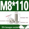 ISO7380 Stainless Steel Hex Drive Dome Head Screws - M2 to M16