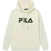 FILA Sweatshirts Unisex Ecru Hooded Moderate Regular (Unisex) Sweatshirts