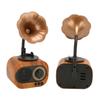 Bluetooth Speaker Retro Phonograph Shape Rechargeable Portable Wireless Stereo Radio