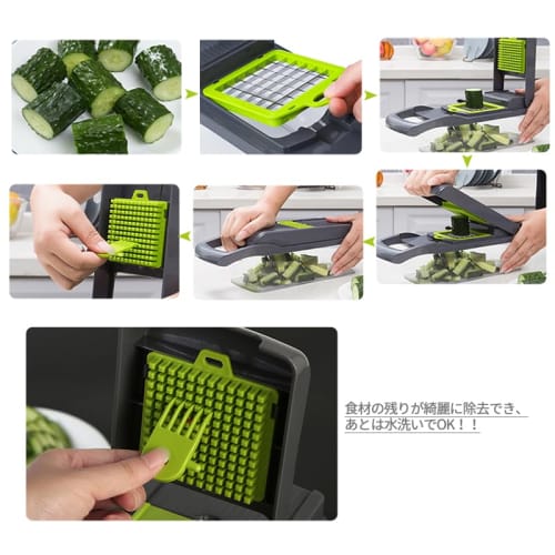 Desirable Vegetable Chopper, Vegetable Cutter [Food Sanitation Law Compliant] Food Chopper, Vegetable Chopper, Onion Chopper, Vegetable Chopper with C