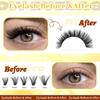 Wispy Style False Eyelashes Bond and Seal DIY Lash Extension Kit Fake Eyelash  Eye Lash Extension